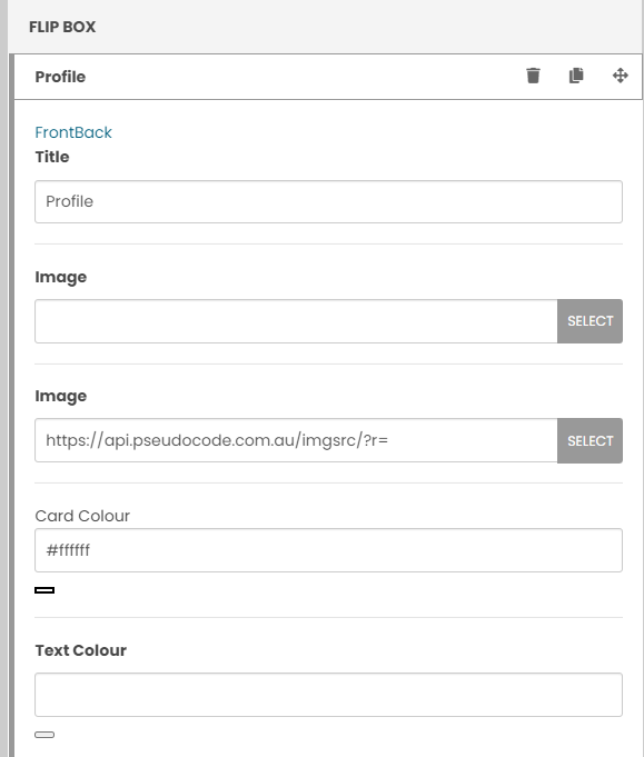 flip boxes - settings