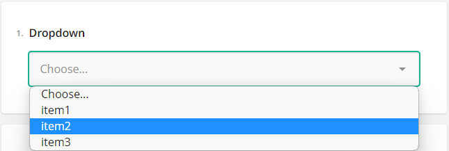 Dropdown